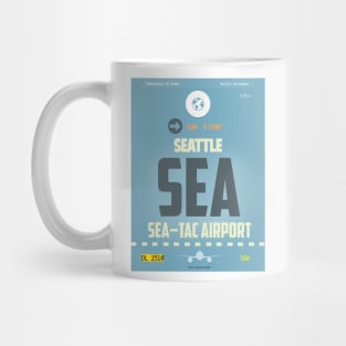 SEA Seattle airport code Mug